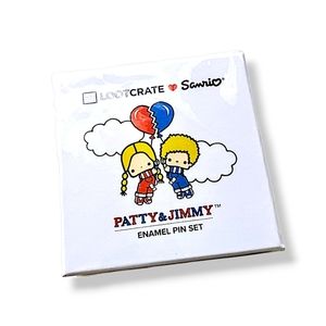Sanrio Loot crate subscription box exclusive Jimmy and Patty enamel pin set New